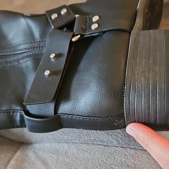 Circus by Sam Edelman Black Knee-High Heeled Boots - Picture 12 of 16